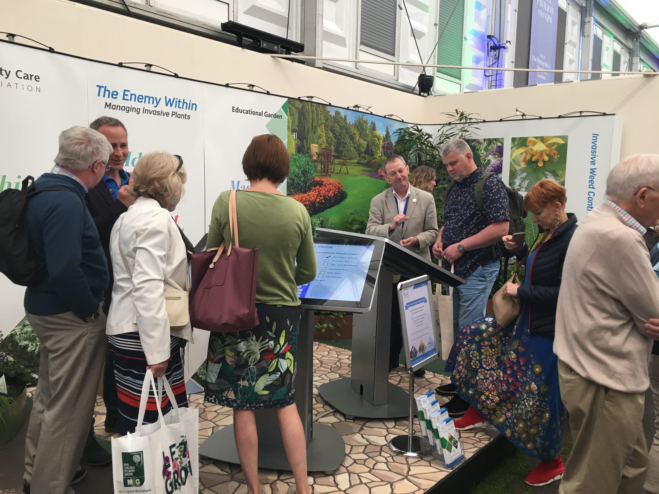 PCA stand at Chelsea Flower Show